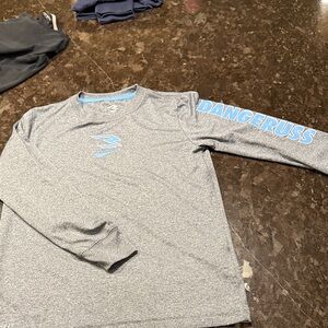 Gray Long Sleeve Kids Tee